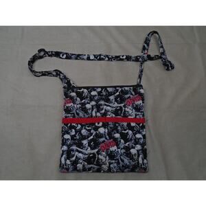 Walking Dead Comic Book Purse Bag Crossbody Zombie Print Soft Quilted